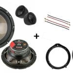 Honda Civic speakers + Subwoofer 200Watt Audio upgrade Audio System 120W / 80Watt RMS + ringen (bj 2006 - 2012)