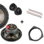 Kia Picanto speakers Audio upgrade Audio System 120W / 80Watt RMS + ringen (bj 2011 - 2017)