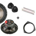 Kia Picanto speakers + Subwoofer 200Watt Audio upgrade Audio System 120W / 80Watt RMS + ringen (bj 2011 - 2017)
