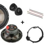 Mercedes A-klasse (169) speakers Audio upgrade Audio System 120W / 80Watt RMS + ringen (bj 2005 - 2012)