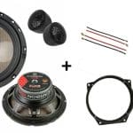 Mini Cooper One speakers Audio upgrade Audio System 120W / 80Watt RMS + ringen (bj 2001 - 2008)