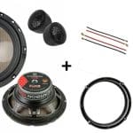 Mitsubishi Lancer speakers Audio upgrade Audio System 120W / 80Watt RMS + ringen (bj 2007 - 2017)
