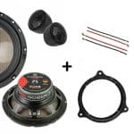 Nissan X-Trail speakers Audio upgrade Audio System 120W / 80Watt RMS + ringen (bj 2003 - 2018)