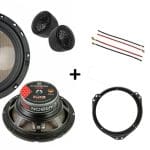 Opel Zafira(B) speakers Audio upgrade Audio System 120W / 80Watt RMS + ringen (bj 2005 - 2014)