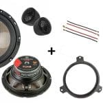 Peugeot 108/ Toyota aygo/ Citroen C1 BJ 2014+  speakers + Subwoofer 200Watt Audio upgrade Audio System 120W / 80Watt RMS + ringen