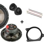 Peugeot 207 speakers Audio upgrade Audio System 120W / 80Watt RMS + ringen (2006 - 2015)
