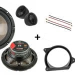 Peugeot 207 speakers + Subwoofer 200Watt Audio upgrade Audio System 120W / 80Watt RMS + ringen (2006 - 2015)