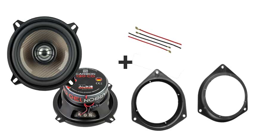 CITROËN Nemo | PEUGEOT Bipper | Fiat Fiorino, Qubo speakers Audio upgrade Audio System 105/65 Watt RMS ringen (2008 - 2020