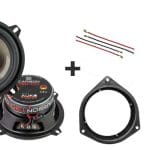 Peugeot Bipper speakers + Subwoofer 200Watt Audio upgrade Audio System 100W / 60Watt RMS + ringen  (2008 - 2020)