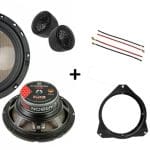 Peugeot Partner (Teepee)speakers Audio upgrade Audio System 120W / 80Watt RMS + ringen (bj 2008+)