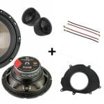 Renault Clio speakers Audio upgrade Audio System 120W / 80Watt RMS + ringen (bj 2013-2019)