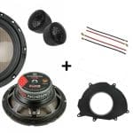 Renault Clio speakers + Subwoofer 200Watt Audio upgrade Audio System 120W / 80Watt RMS + ringen (bj 2013-2019)