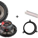 Renault Megane speakers Audio upgrade Audio System 105W / 65Watt RMS + ringen (bj 2008 - 2014)