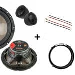 Seat Leon speakers Audio upgrade Audio System 120W / 80Watt RMS + ringen (bj 2005 -2012)