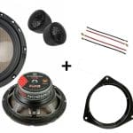 Toyota Avensis speakers Audio upgrade Audio System 120W / 80Watt RMS + ringen (bj 2003 - 2020)