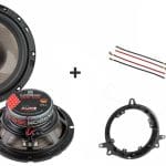 Toyota Yaris speakers + Subwoofer 200Watt Audio upgrade Audio System 120W / 80Watt RMS + ringen