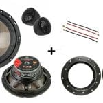 Volkswagen Touran speakers Audio upgrade Audio System 120W / 80Watt RMS + ringen