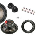 Volkswagen Caddy speakers + Subwoofer 200Watt Audio upgrade Audio System 120W / 80Watt RMS + ringen