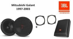 Mitsubishi Galant speakers + Subwoofer 200Watt Audio upgrade JBL 225W / 45Watt RMS + ringen