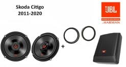 Skoda Citigo speakers + Subwoofer 200Watt Audio upgrade JBL premium 180W / 60Watt RMS + ringen