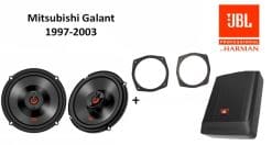 Mitsubishi Galant speakers + Subwoofer 200Watt Audio upgrade JBL premium 180W / 60Watt RMS + ringen