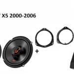 BMW X5  speakers + Subwoofer 200Watt Audio upgrade JBL premium 180W / 60Watt RMS + ringen
