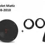 Chevrolet Matiz speakers + Subwoofer 200Watt Audio upgrade JBL 225W / 45Watt RMS + ringen