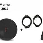 Opel Meriva speakers + Subwoofer 200Watt Audio upgrade JBL 225W / 45Watt RMS + ringen
