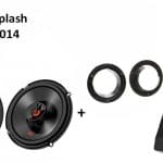 Suzuki Splash speakers + Subwoofer 200Watt Audio upgrade JBL premium 180W / 60Watt RMS + ringen