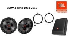 BMW 3-serie speakers + Subwoofer 200Watt Audio upgrade JBL premium 180W / 60Watt RMS + ringen