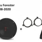 Subaru Forester speakers + Subwoofer 200Watt Audio upgrade JBL 225W / 45Watt RMS + ringen