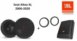 Seat Altea XL speakers + Subwoofer 200Watt Audio upgrade JBL 225W / 45Watt RMS + ringen