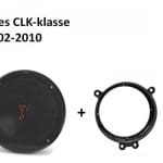 Mercedes CLK-klasse (209) speakers Audio upgrade JBL 225W / 45Watt RMS + ringen