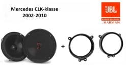 Mercedes CLK-klasse (209) speakers Audio upgrade JBL 225W / 45Watt RMS + ringen