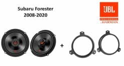 Subaru Forester speakers Audio upgrade JBL 225W / 45Watt RMS + ringen