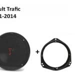 Renault Trafic speakers Audio upgrade JBL 225W / 45Watt RMS + ringen