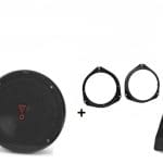 Fiat Punto JBL voordeur speakers (2007-2019) + Subwoofer 200Watt Audio upgrade 225W / 45Watt RMS + ringen