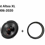 Seat Altea XL speakers Audio upgrade JBL 225W / 45Watt RMS + ringen