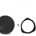Fiat Panda voordeur speakers Audio upgrade JBL 225W / 45Watt RMS + ringen (2012-2019)
