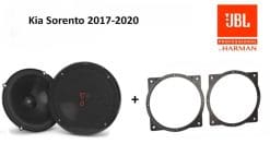 Kia Sorento speakers Audio upgrade JBL 225W / 45Watt RMS + ringen