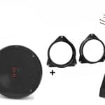 Citroën Berlingo JBL voordeur speakers (2008-heden) + Subwoofer 200Watt Audio upgrade  225W / 45Watt RMS + ringen