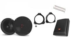Citroën Berlingo JBL voordeur speakers (2008-heden) + Subwoofer 200Watt Audio upgrade  225W / 45Watt RMS + ringen