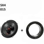 Suzuki SX4 speakers Audio upgrade JBL 225W / 45Watt RMS + ringen