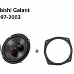 Mitsubishi Galant speakers Audio upgrade JBL 225W / 45Watt RMS + ringen