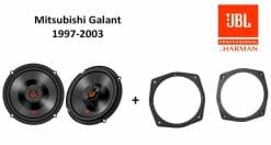 Mitsubishi Galant speakers Audio upgrade JBL 225W / 45Watt RMS + ringen