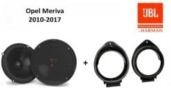 Opel Meriva speakers Audio upgrade JBL 225W / 45Watt RMS + ringen