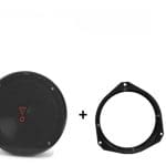 Fiat Punto JBL voordeur speakers Audio upgrade 225W / 45Watt RMS + ringen (2007-2019)