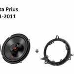 Toyota Prius speakers Audio upgrade JBL 225W / 45Watt RMS + ringen