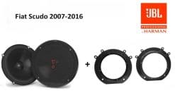 Fiat Scudo speakers Audio upgrade JBL 225W / 45Watt RMS + ringen