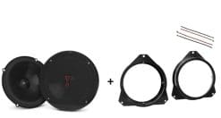 Citroën Berlingo JBL voordeur speakers Audio upgrade  225W / 45Watt RMS + ringen
